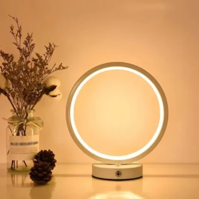 Zero lamp -Elegant Round LED Desk Lamp