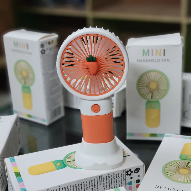 Mini Handheld Rechargeable Fan 🍉🐱
