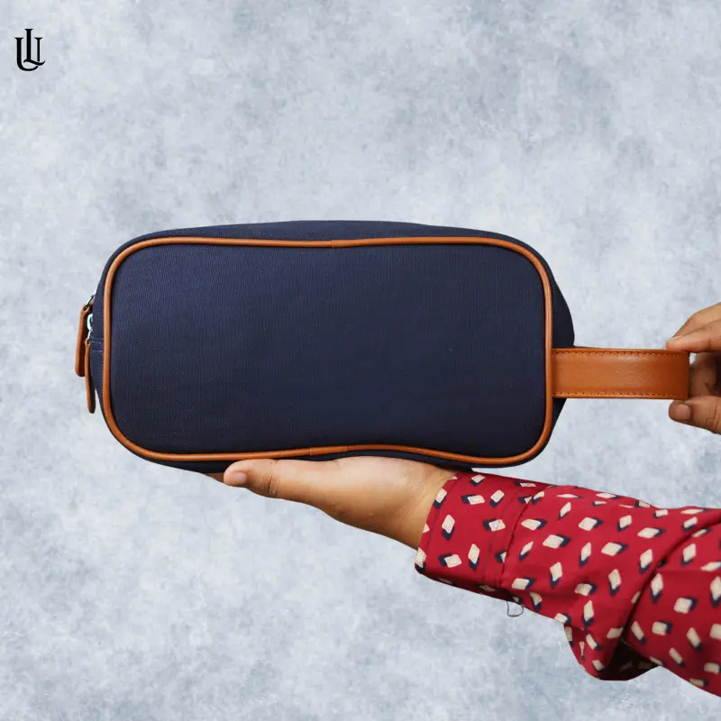 Toby Pouch Bag – Navy Blue