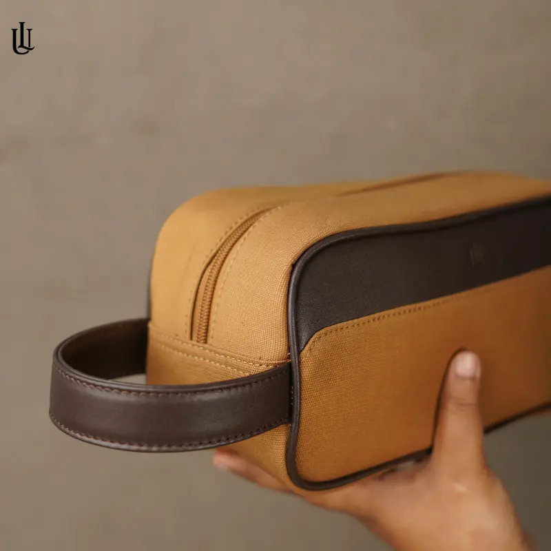 Toby Pouch Bag – Mustard Brown