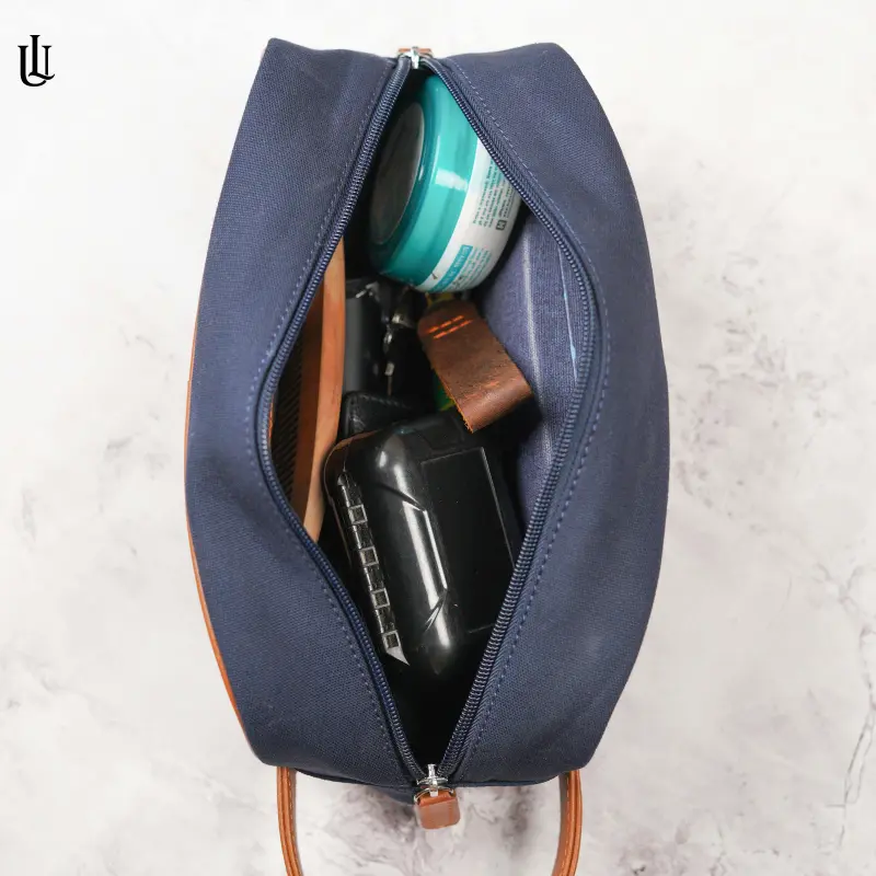 Toby Pouch Bag – Navy Blue